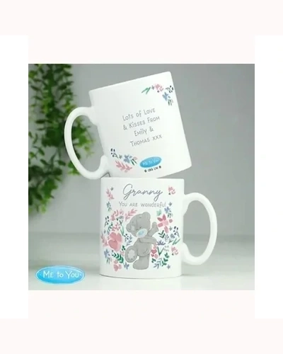 Personalised Me To You Floral Mug