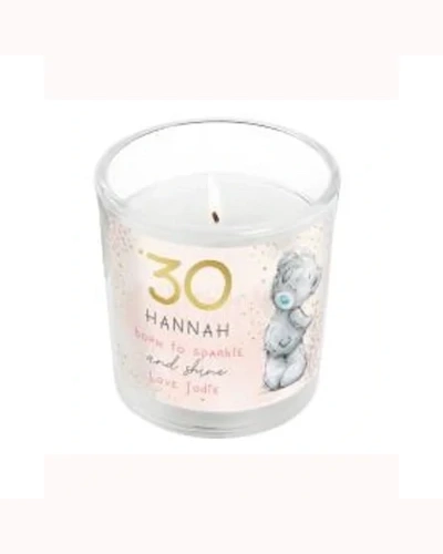 Personalised Me to You Sparkle & Shine Scented Jar Candle