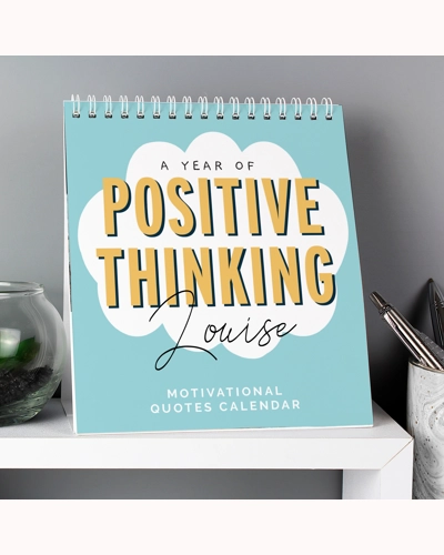 Personalised Motivational Quotes Desk Calendar