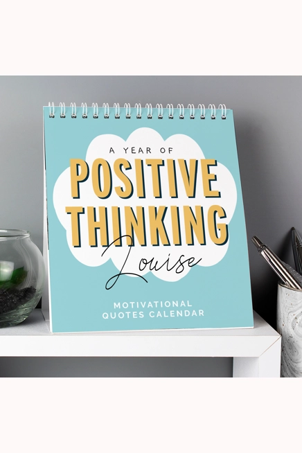 Personalised Motivational Quotes Desk Calendar