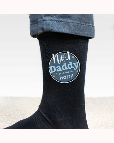 Personalised No.1 Men's Socks