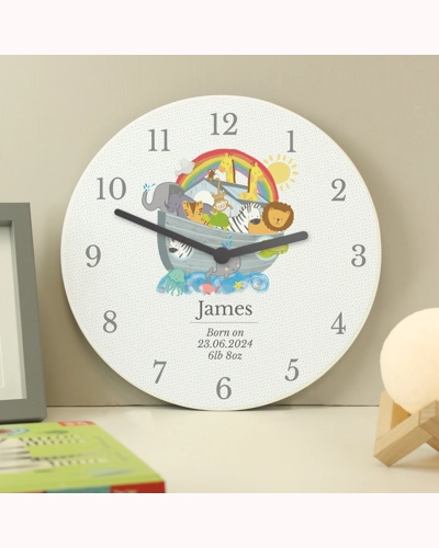Personalised Noah's Ark Clock