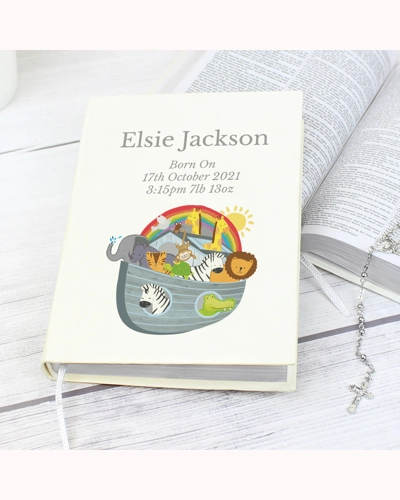 Personalised Noahs Ark Holy Bible - Eco-friendly