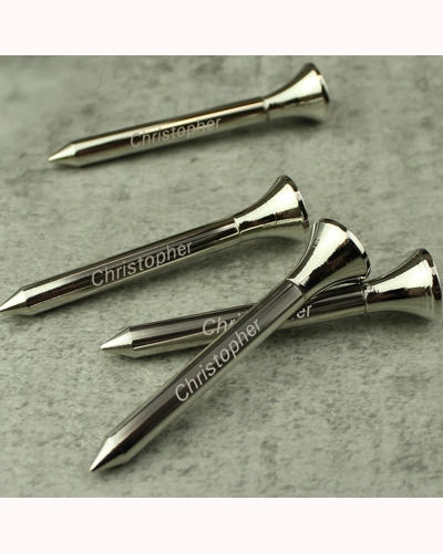 Personalised Pack of 4 Golf Tees