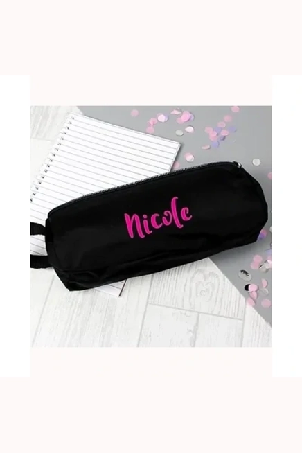 Personalised Pink Name Pencil Case