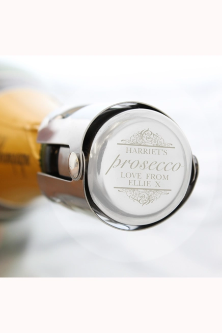 Personalised Prosecco Bottle Stopper