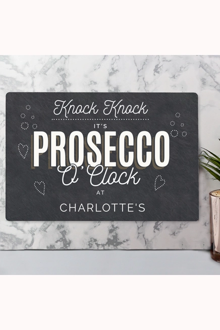 Personalised Prosecco Metal Sign