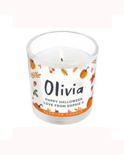 Personalised Pumpkin Candle in a Jar