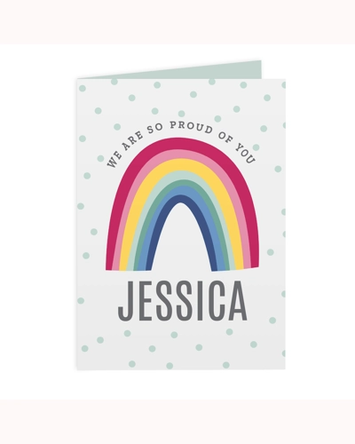 Personalised Rainbow Card