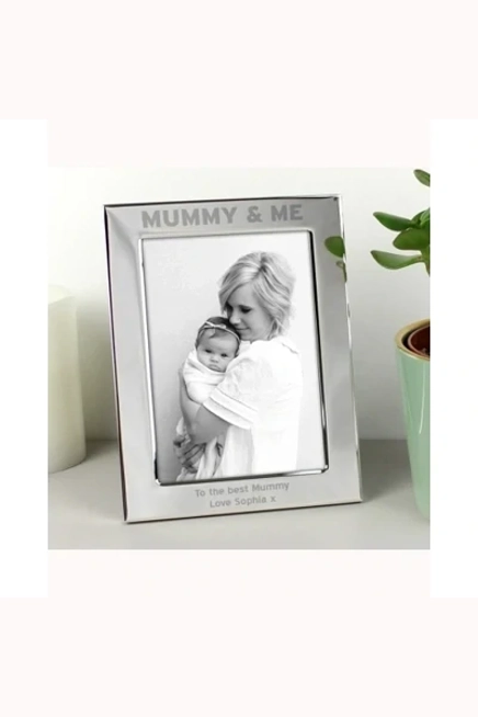 Personalised Silver 5x7 Mummy & Me Photo Frame