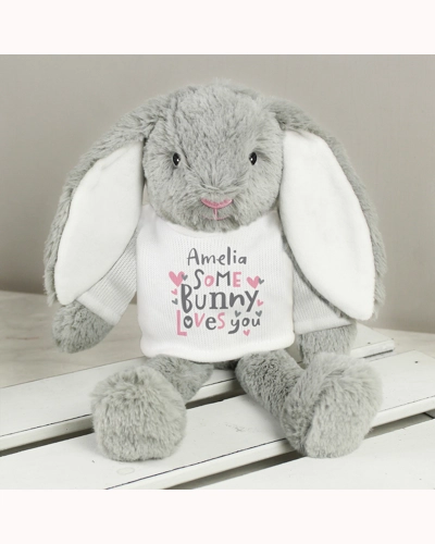 Personalised Some Bunny Loves You Bunny Rabbit