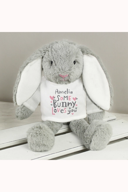 Personalised Some Bunny Loves You Bunny Rabbit