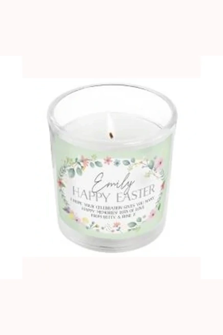 Personalised Springtime Jar Candle
