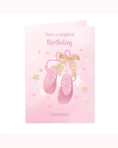 Personalised Swan Lake Ballet Card