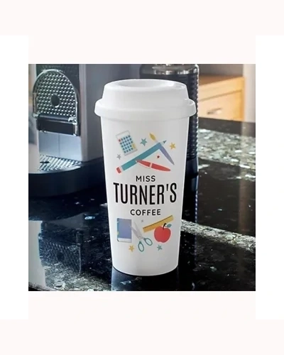 Personalised Teachers Insulated Eco Travel Cup