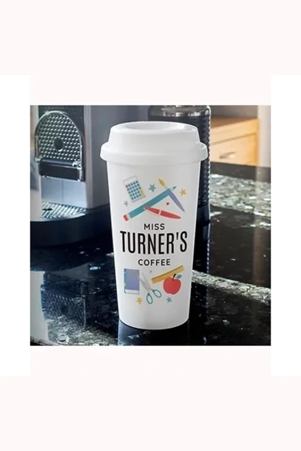 Personalised Teachers Insulated Eco Travel Cup
