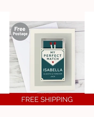 Personalised The Perfect Match Card