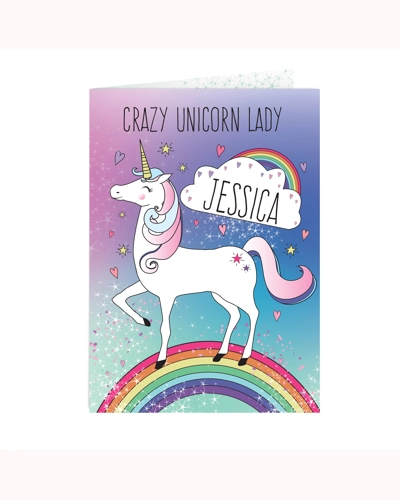 Personalised Unicorn Card