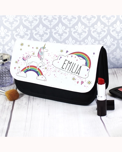 Personalised Unicorn Make Up Bag