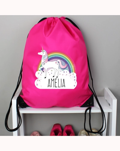Personalised Unicorn Pink Kit Bag