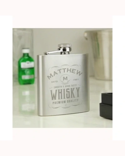 Personalised Whisky Hip Flask