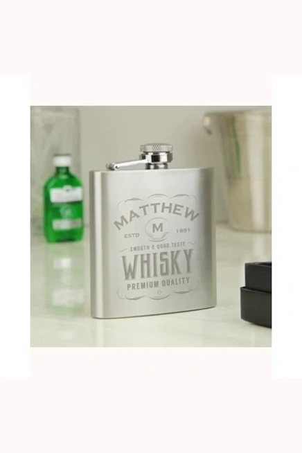 Personalised Whisky Hip Flask