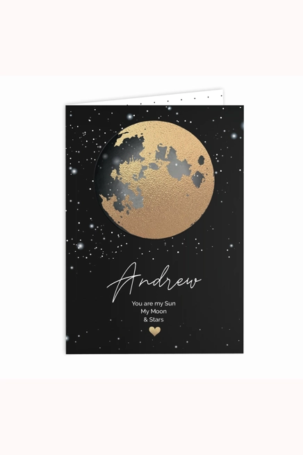 Personalised You Are My Sun My Moon Card