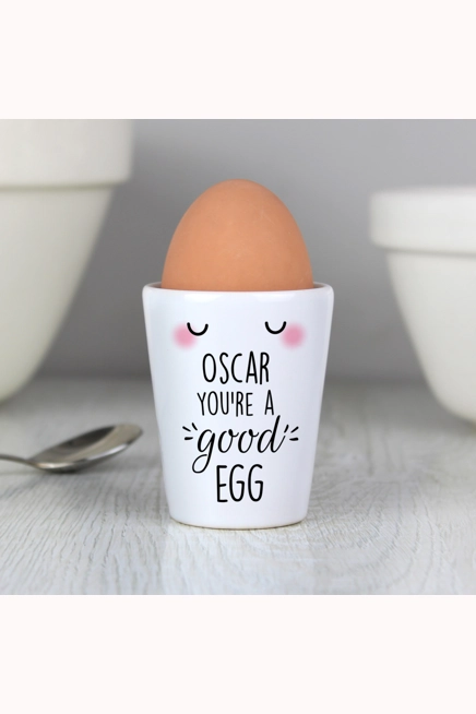 Personalised You're A Good Egg Cup