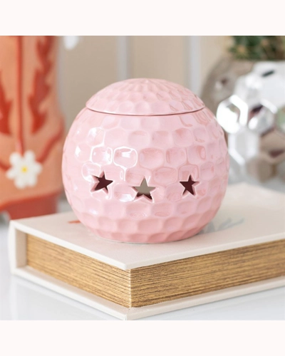 Pink Disco Ball Oil Burner Pink Disco Ball Oil Burner
