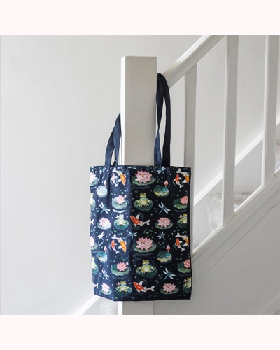 Pond Print Polycotton Tote Bag Pond Print Polycotton Tote Bag