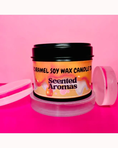 Salted Caramel Candle Tin - 100ml Salted Caramel Candle Tin - 100ml