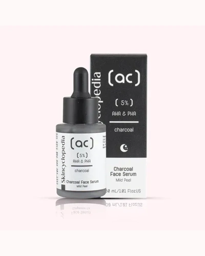 Skincyclopedia Face Serum with Charcoal 5% AHA + PHA (30ml) Skincyclopedia Face Serum with Charcoal 5% AHA + PHA (30ml)