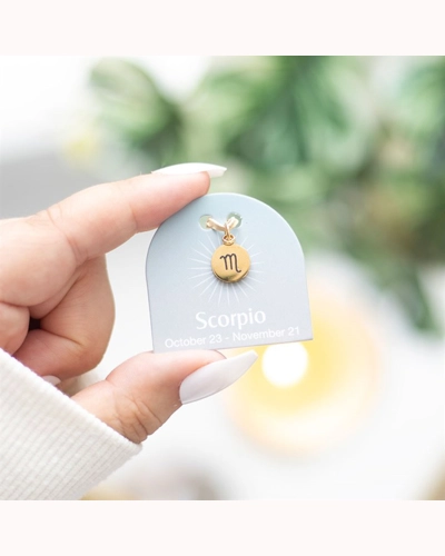 Scorpio Gold Tone Zodiac Sign Charm Scorpio Gold Tone Zodiac Sign Charm