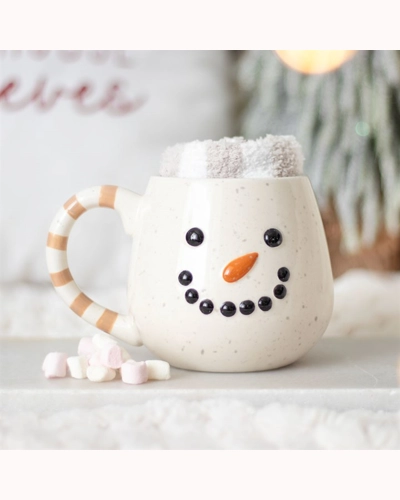Snowman Mug and Socks Set Snowman Mug and Socks Set