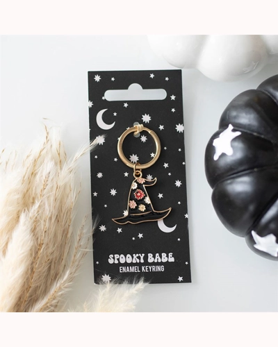 Spooky Babe Witch Hat Keyring Spooky Babe Witch Hat Keyring