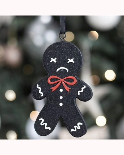 Spooky Gingerbread Man Hanging Ornament Spooky Gingerbread Man Hanging Ornament