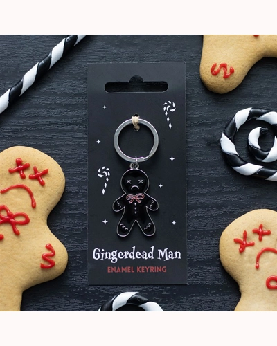 Spooky Gingerbread Man Keyring Spooky Gingerbread Man Keyring