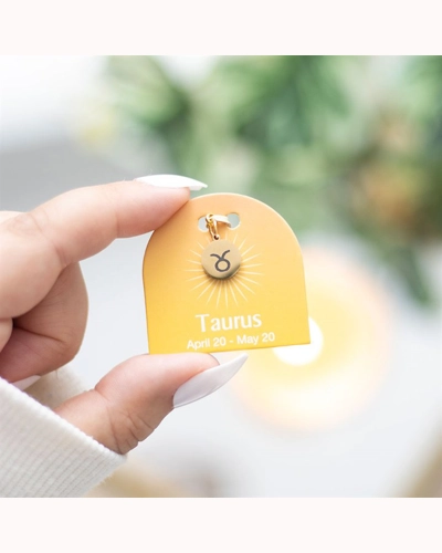 Taurus Gold Tone Zodiac Sign Charm Taurus Gold Tone Zodiac Sign Charm