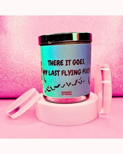 There It Goes My Last Flying Care Funny Quote Candle 200g There It Goes My Last Flying Care Funny Quote Candle 200g