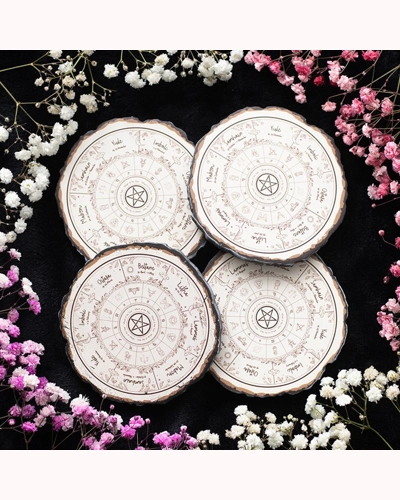 Wheel of the Year Coaster Set Wheel of the Year Coaster Set