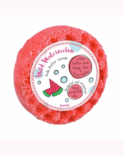 Wild Watermelon Body Buffer Soap Sponge Wild Watermelon Body Buffer Soap Sponge