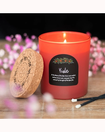 Yule Wintergreen Wheel of the Year Candle Yule Wintergreen Wheel of the Year Candle