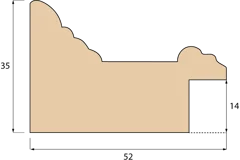 Casterbridge Cream Step Frame