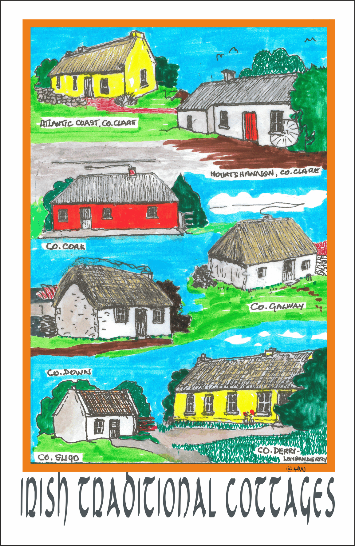 IRISH TRADICIONAL COTTAGES