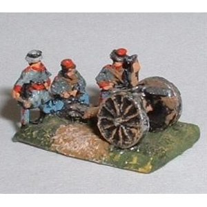 ACW12 Artillery, crew and limber
