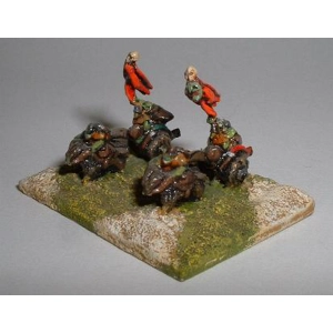 OR02 Wolf drawn orc chariot with three crew