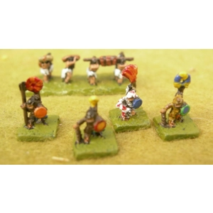 CM01 (O)  Individual Aztec or Tlaxcalan Chief with Back Banner (4)