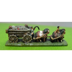 MW12 Laden supply wagon and waggoneers