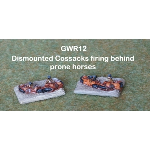 GWR12 (O)  Dismounted Cossacks firing behind prone horses (1)