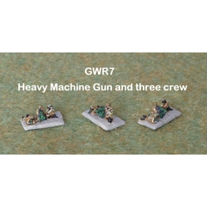 GWR07  Heavy Machine Gun and three crew (3)